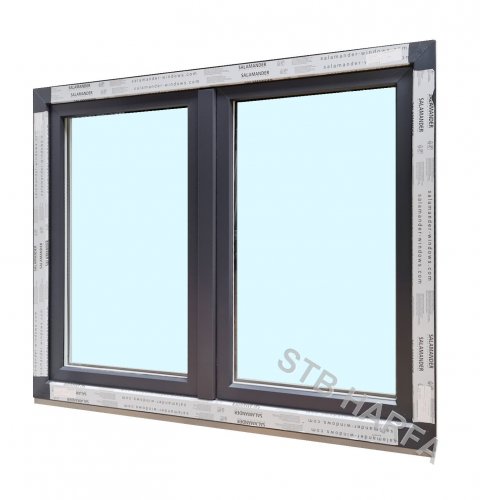Okno 150x120 antracit TROJSKLO 