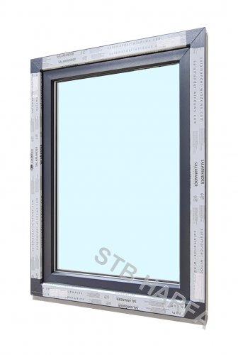 Okno 90x120 antracit TROJSKLO