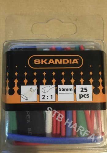 Teplem smrštitelné hadičky Skandia 25 kusů
