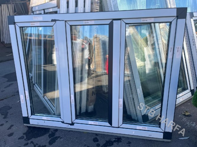 Okno 173x128 ANTRACIT TROJSKLO