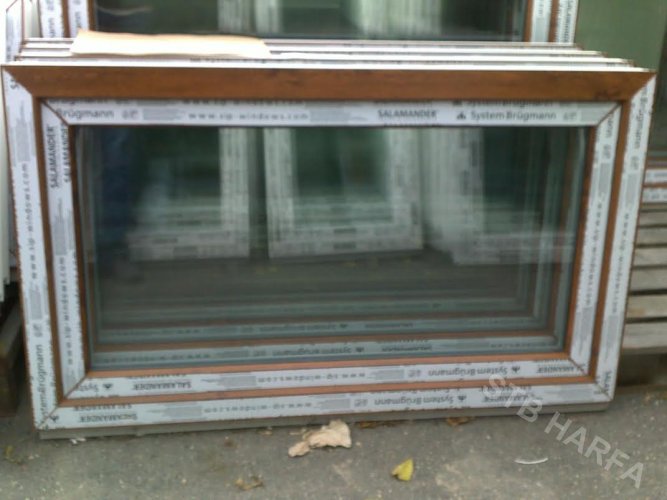 Okno 120x70 zlatý dub TROJSKLO