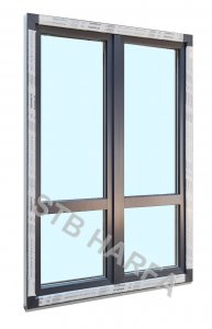 Balkonové dveře 150x200 antracit