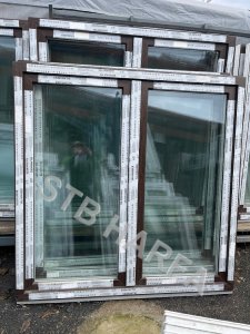 Okno 150x150 tmavý dub os2