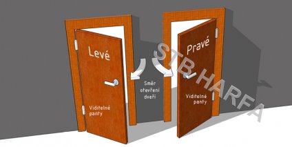 Vchodové dveře 95x205 zlatý dub - TROJSKLO